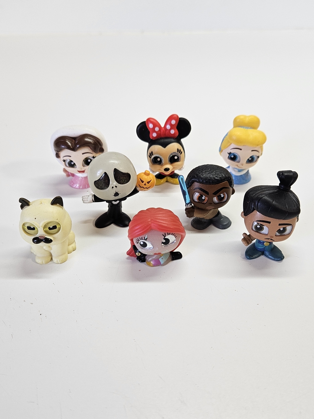 Disney Doorables Lot Belle Minnie Cinderella Finn Machiavelli Sally Jack Benja